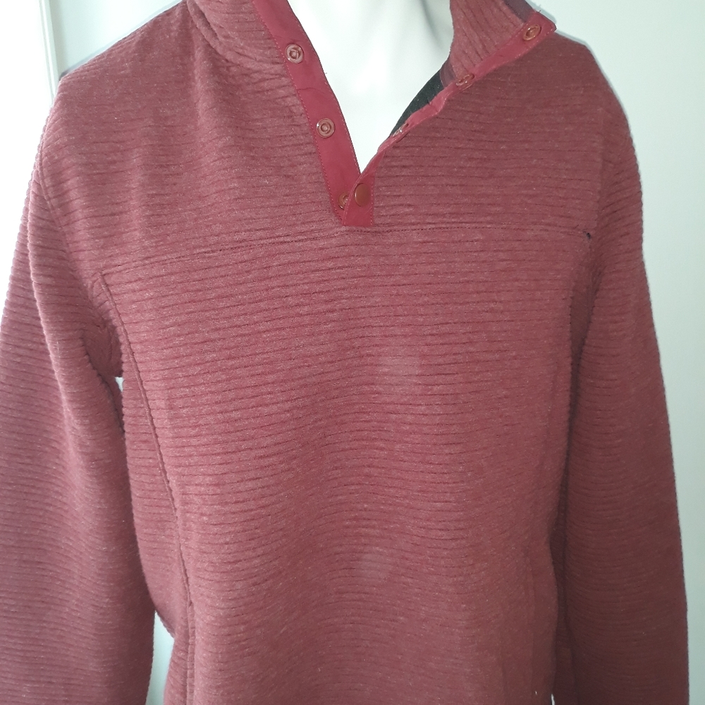 Gerry Snap Pullover V Neck. Size Large - image 2